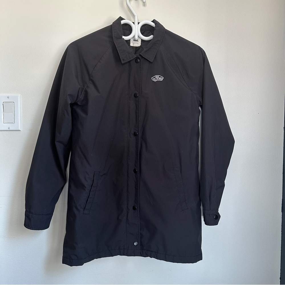 Vans Black Button-Up Jacket